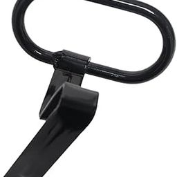 TVS Bike Pillion Holder Hook for Jupiter 125CC, Bike Side Handle for Lady, Light Black Powder-Coated for Rust Prevention | Bag Holder | Multi-Purpose Hanging Hook - Black-15