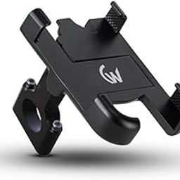 Wireless gold 360° Rotation Bike Mobile Holder with Adjustable Side Arm for Smartphones, Easy Installation, Universal Compatibility for All Mobile Devices(Black, 360° Rotation)-image-57