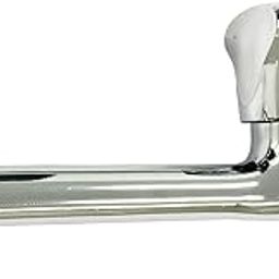 HANBAAZ Wall Mount Extra Long Chrome Finish Without Nozzle bib Cock for Bathroom,Kitchen and Washing Machine Tap-image-47