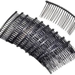 THE STYLE SUTRA 2x10pcs Metal Hair Comb Slide Side Combs Pin Hair Clips DIY Hair Findings-image-80