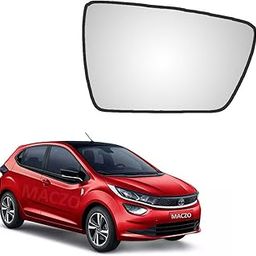MACZO - orvm Right (Driver) Side Rear View Mirror Glass for Tata Altroz 2020-2024 Model-13