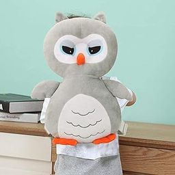 StarAndDaisy Baby Head Protector Cushion Plush Soft Toy Early Learning Toy Fall Protection Helmet Baby Head Protector Child Adjustable Shoulder Strap (Grey)-image-2