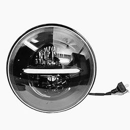 Royal Bullet R.B.P Daymaker Minus 7" LED Headlight | 6 Months Warranty 110W Latest 2024 CREE LED | Compatible with Royal Enfield, Thar, Gypsy-8