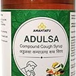 Adulsa Compound Ayurvedic Cough Syrup (500ml) With Power of Adulsa, Haldi and Tulsi | Non drowsy formula-17