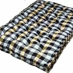 H B MSALA Soft Cotton Filled Multicolored Single Bed Quilt Mattress in Buffalo Check | Cotton Gadda (36 x 72,Box) Single Bed-image-56