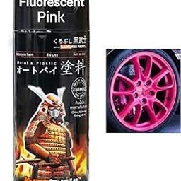 Samurai Kurobushi Spray Paint 1K 2Star Colour Coat #53** - D-I-Y Do It Yourself (Fluorescent Pink, 400ml)-image-22