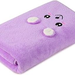 BRODLOOM Cute Kids Cotton Bath Towel, 250 GSM, Large Size, Super Soft, Absorbent, Quick-Dry, Gentle on Skin, Perfect for Bath, Travelling, Pool, or Beach, Size- 43 X 23 Inch, Purple-image-99