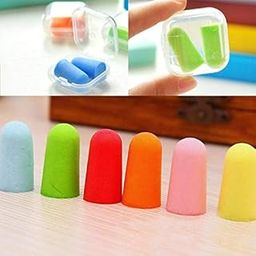 Shoppy shop 5 Pair Soft Sponge Ear Plugs Soundproof Earplugs Insulation Anti Noise Snoring Sleep Aid Swimming Travel Protective Helper U3-image-13