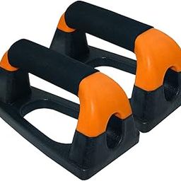 BABA SPORTS Pushup Bars, Push-up bar, Flat Pushup Stand, Dip Stands, Orange, Plastic, Ergonomic Grip, CALISTHENICS_STAND, Exercise Stand-picture-23