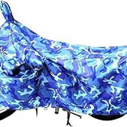 CreativeDesignz-Waterproof Full Body Bike Cover for Splendor & Hero Blue Jungle-24