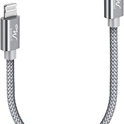 Wayona MFI Certified USB C to Lightning Cable Short 0.25M Fast Charging PD 20W for iPhone 14 14 Pro 14 Plus 14 Pro Max 13 12 11 X and 8 Series (0.25M, Grey)-25