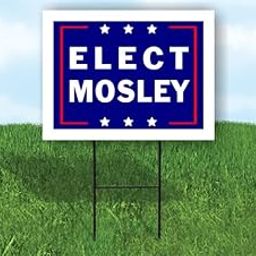 ELECT MOSLEY - Single Sided Yard Sign Road Sign with Stand - Driveway Signs for Street, Lawn, Block, House, Real Estate - Yard Signs, Custom Sign, Personalized Signage - 18" x 24"-image-85