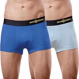 Men's Underwear, Premium Micromodal Trunks | Ultimate Comfort & Breathability | Soft, Antimicrobial | Men's Underwear with Microfiber Waistband | Men Solid Collection (Multicolor _ Combo Pack of 2)|-image-46