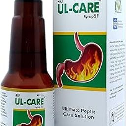 Raj Ul-Care Herbal Digestive Syrup for Ulcers and Acidity, 200ml, Pack of 3-18