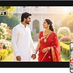 AKImart Digital Photo Frame 10.1 inch WiFi Digital Picture Frame IPS HD Touch Screen Smart Photo Frame with 32GB Storage, Auto-Rotate, Easy Setup to Share Photos or Videos Remotely via Frameo APP-24