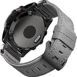 Compatible With Garmin, Canvas Watch Band Sports Strap For fēnix/Forerunner/Approach/MARQ/Quatix/Instinct/D2/Tactix, Tough Replacement Band For Men-21