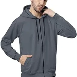 wear your opinion Men's Zipper Hoodie Sweatshirt Jacket for Winter Wear-picture-25