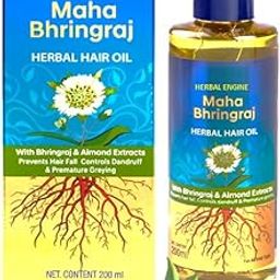 HERBAL ENGINE On-And-On Hair Oil Mahabhringraj 200Ml (Pack Of 1)-image-17