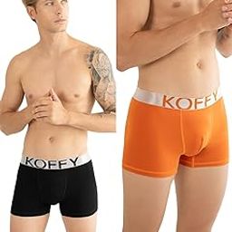 Men's Malleable Cotton Lycra Long Trunk with Minus Cutting Pouch and Moisture Wicking Properties-image-67