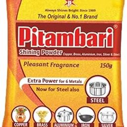 Pitambari Shining Powder for brass,copper and aluminium articles,Dishwashing Detergent-picture-10
