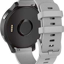 OVERSTEP Compatible with Vivoactive 4 Band / Darth Vader Band / First Avenger, Polar Vantage M Watch Band, 22mm Soft Silicone Adjustable Wrist Strap for Women Men-4