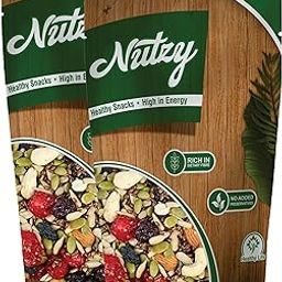 Nutzy Dried Fruits Nuts And Seeds (Dried Trail Mix/Breakfast, 400g (2x200g))-image-62