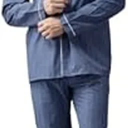 english navy Men Night Shirt-picture-3