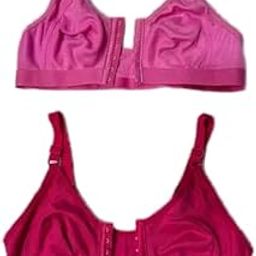 Women Cotton Full Coverage Non Padded Bra | Front Open Bra for Women | Wing Girls Non Paded Full Covrage Front Hook Bra (1035_Pack of 2)-image-86