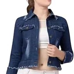Women's Classic Denim Jacket – Stylish Button-Down Jean Jacket with Pockets | Casual Slim Fit Outerwear for All Seasons_DenimJacket_D16_-image-74