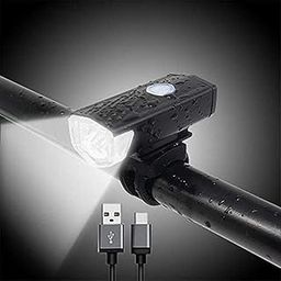 USB Rechargeable Waterproof - Cycle Light | High 300 Lumens Super Bright Headlight- Cycle Light for Bicycle | Cycle Front Light | Cycle Headlight-12
