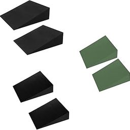 CALANDIS™ 2Pcs Slant Board Calf Stretcher Fitness EVA Heel Stretcher Yoga Wedge Blocks Black 24cmx15cmx6cm | Yoga Props | Yoga & Pilates | Fitness, Running & Yoga-image-78
