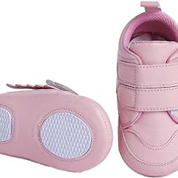 hopscotch Boys and Girls Pink Tiny Walker Booties-picture-30