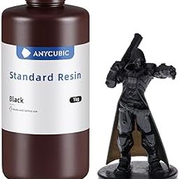 ANYCUBIC 3D Printer Resin, 405nm High Precision Fast Curing Photopolymer Resin for LCD 3D Printing 1kg Black-13