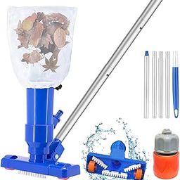 HASTHIP® Pool Cleaning Brush Kit - Pool Vacuum Cleaner for Above Ground Pool - Assembly Pool Vacuum Cleaning Kit with 3 Brush Cleaning Head & Filter Bag - Surface Pool & Inflatable Pool Cleaning Kit-image-59