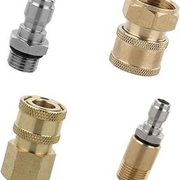 ARTISOUL® 4-Pack Pressure Washer Hose Connector Quick Coupler Male & Female (4 Sizes) | Yard, Garden & Outdoor Living | Outdoor Power Equipment | Pressure Washers-image-20