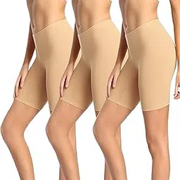 nicsy Shorts for Womens Boxers Underwear Cotton,Long Leg Panty Slipshort for Under Dresses Boyshorts Pack-picture-18
