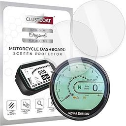 CLUSTCOAT ULTRA CLEAR Motorcycle Dashboard Screen Protector for Royal Enfield HIMALAYAN 450 2024+ / BEAR 650 / GUERRILLA 450 (FULL TFT DASH) 2024+-picture-12