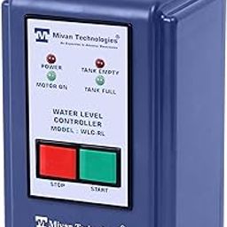 Mivan Technologies WLC RL Blue Manual Start and auto Stop Water Level Controller, with 2 Years Warranty It Will Start Motor by Pressing Start Button Automatically Stops, When The Tank gets Full-26