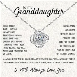 lecalla 925 Sterling Silver CZ Love-Knot Pendant Necklace | Adjustable Gift for Mom, Wife, Daughter, Friend, Aunt, Grandma | Mother’s Day, Birthday, Valentine’s, Anniversary Jewelry-picture-38