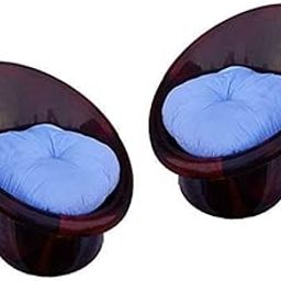 EMAZON Living Room & ARM Rest TUB Chair with COMPLIMENTARY Cushion (Rosewood Set of 2)-image-13