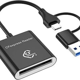 MERISHOPP Cfe Type B Card Reader Multipurpose Practical with USB C and USB A Interface|Computers/Tablets & Networking | Laptop & Desktop Accessories | Memory Card Readers & Adapters-picture-27