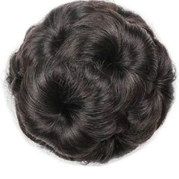 Pack of 1 pcs Women's Hair Clutchers Juda Bun With Artificial Synthetic Hair Extension (Brown Color)-9