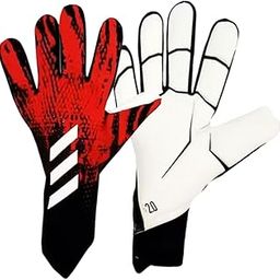 Enakshi (LABEL) Creations Goalkeeper Gloves Thickened Equipment Hand Protection Goalie Training Gloves Black Red Size 5-image-64