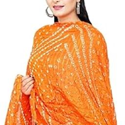 Women's Jaipuri Rajasthani Art Silk Bandhej Bandhani Dupatta-image-35