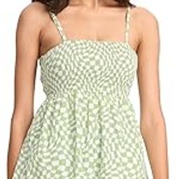 Swirls Women and Girls Sleeveless Square Neck Cotton Mini Jumpsuits-picture-22