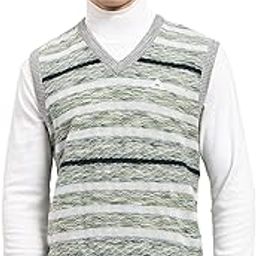 monte carlo Mens Striped V Neck Sleeveless Sweater (1243250SL)-picture-37
