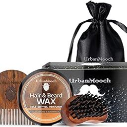 UrbanMooch 3-in-1 Beard Grooming Kit for Men | Rakhi Gift for Brother | Beard Brush, Beard Wax & Wooden Beard Comb for Daily Beard Grooming & Care | Gifts for Men-image-49