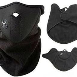Fratte Half Face Helmet Mask for Bikers UV Protected, Black Mask for Bike Riding and Cycling for Men & Women.-image-85