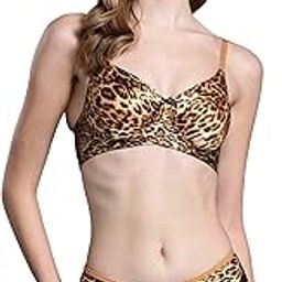 Animal Print Padded Lingerie Set - Stylish and Bold Design-image-4
