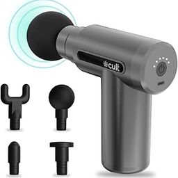 Cult Impact Deep tissue massage gun, 3000mAh battery, 6-speed intensity, Silicone round head, Full body gun massager.-28